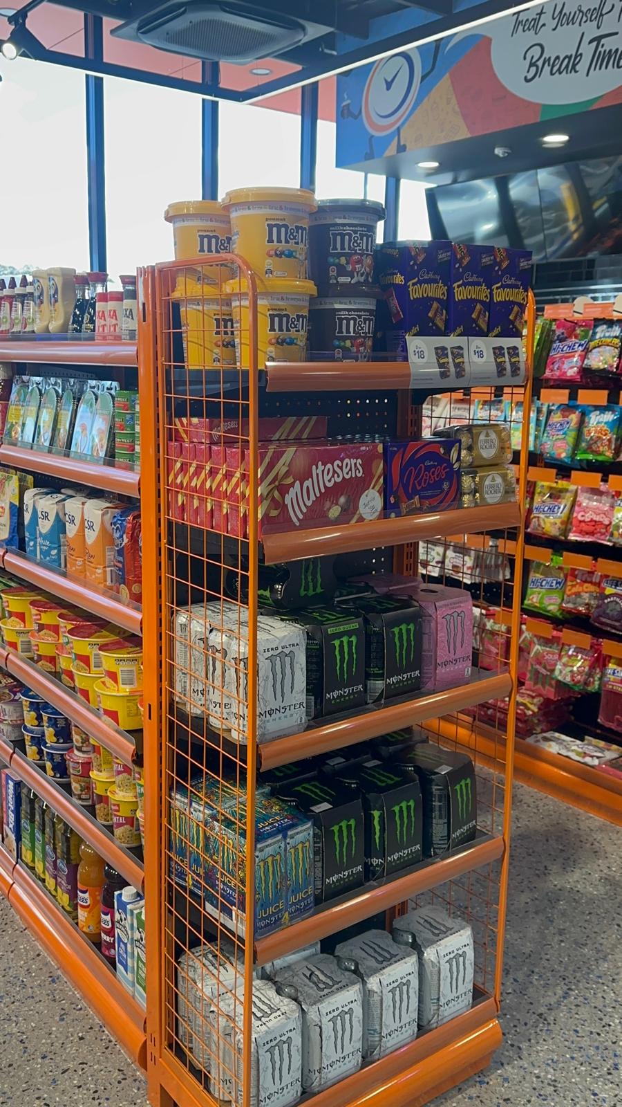 Convenience store snacks and confectionery